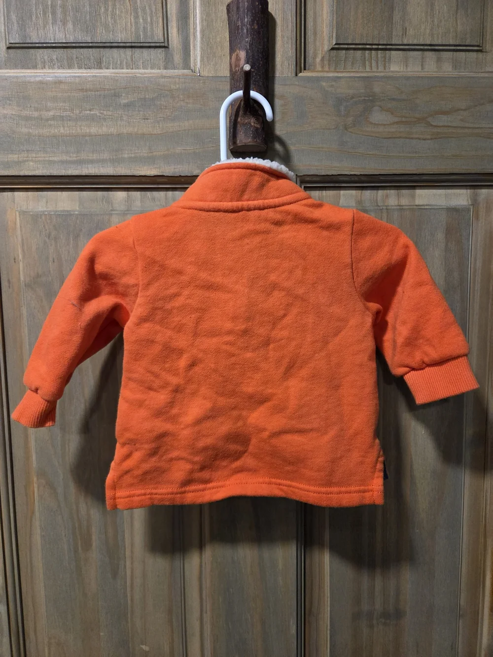 **BUNDLE & SAVE** Carter's Kids Orange Sherpa-Lined Quarter-Zip Pullover